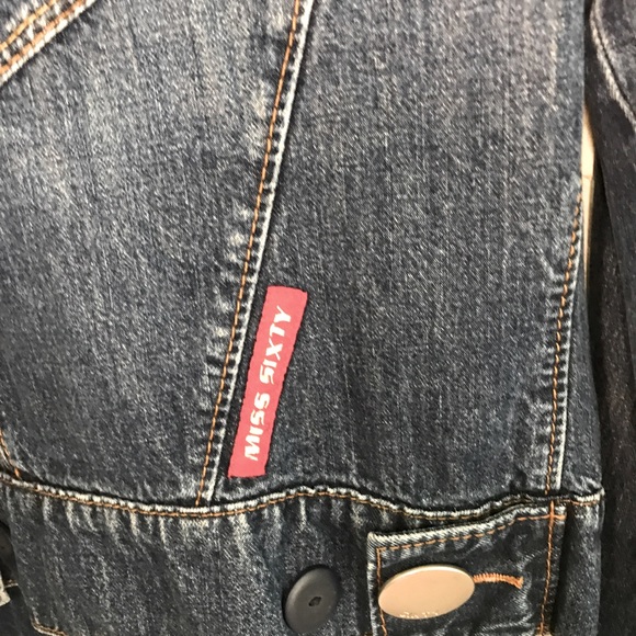 Miss Sixty Y2K Rare Large Button Denim Jean Jacket - Picture 6 of 8